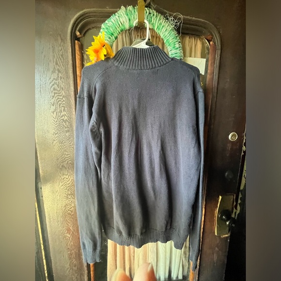 Navy Blue White Logo US Polo Assn Sweater for Men/ Men's Wear EUC - Picture 3 of 4